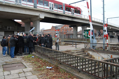 Rundgang des OB im Ortsteil Ilversgehofen