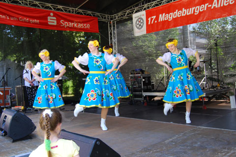 Auftritt zum Magdeburger-Allee-Fest