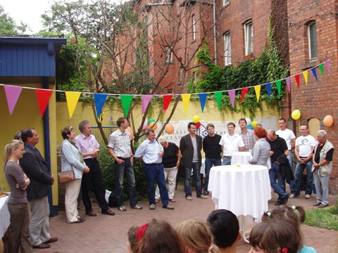 Richtfest zum Hofcaf KiK am 22. Juni 2007