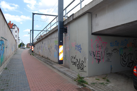 Projektbesichtigung Straßenbahnbrücke