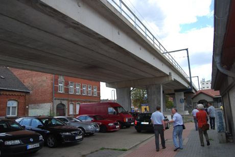 Projektbesichtigung Straßenbahnbrücke